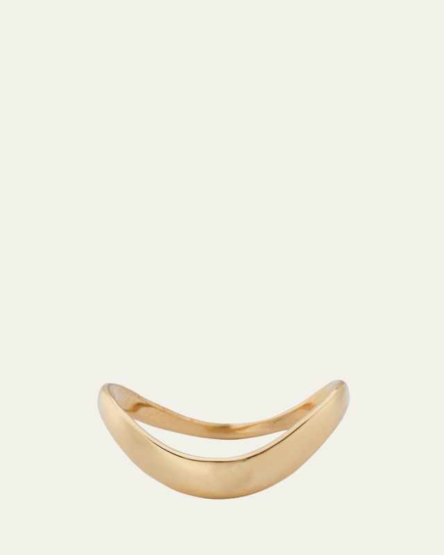 Skinny Curved Bubble Ring